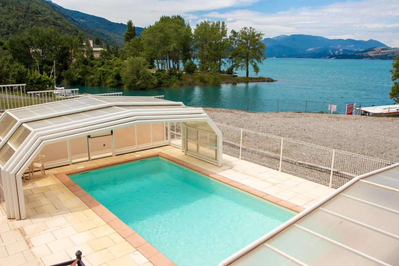Hôtel Les Flots Bleus Savines-le-Lac Exterior foto