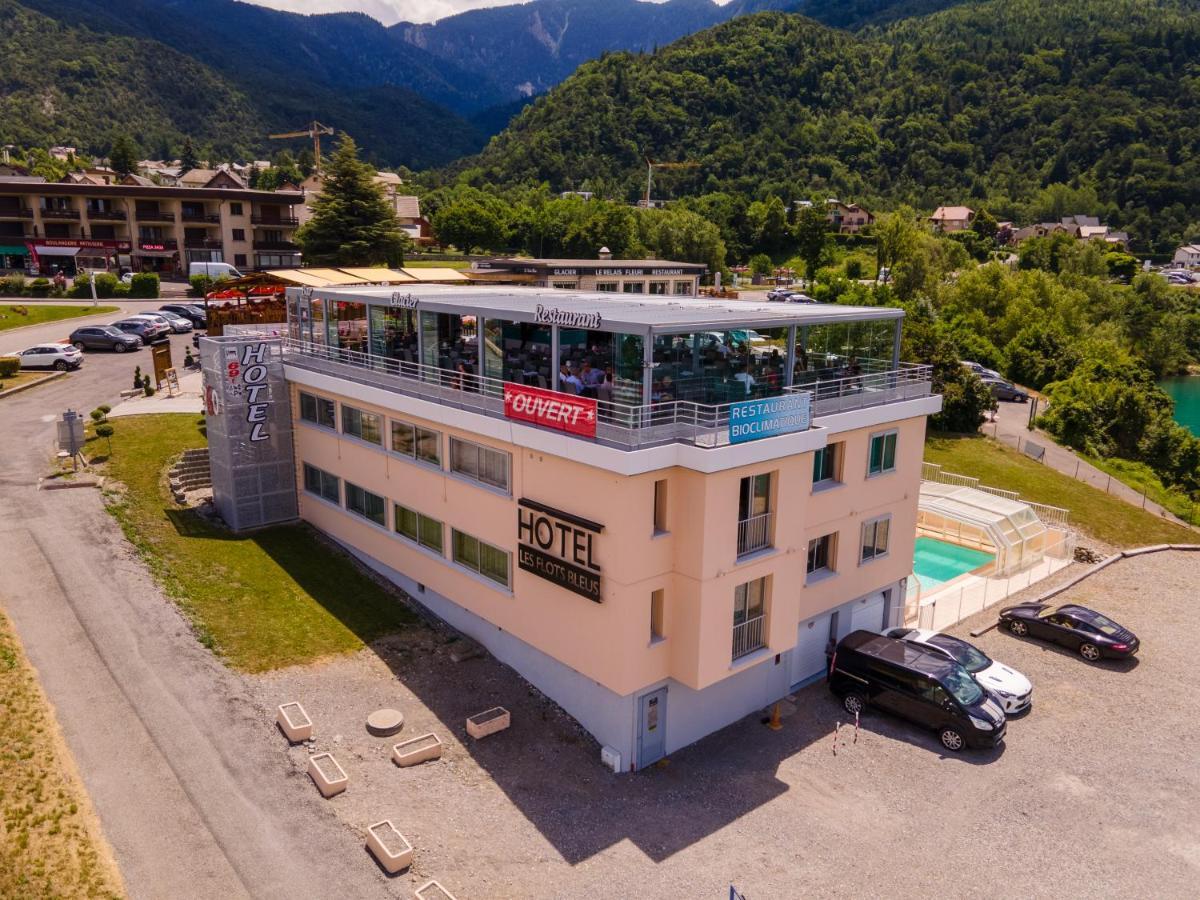 Hôtel Les Flots Bleus Savines-le-Lac Exterior foto